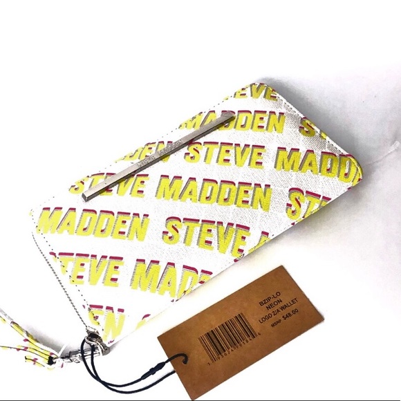 STEVE MADDEN ZIP AROUND WALLET WRISTLET NEW WITH TAGS - Picture 4 of 4